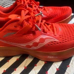 Saucony Red Running Shoes